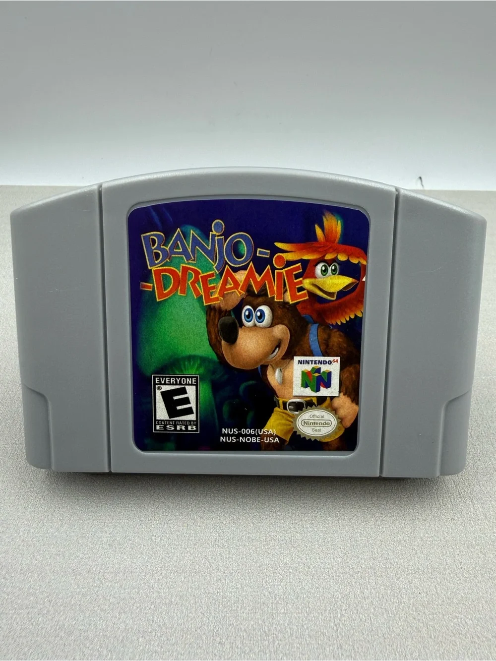 Nintendo Gray Banjo-Dreamie N64 Game Cartridge